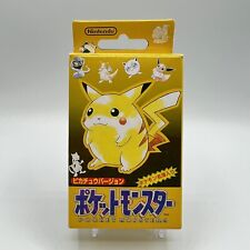 Pokemon Yellow box art for GameBoy